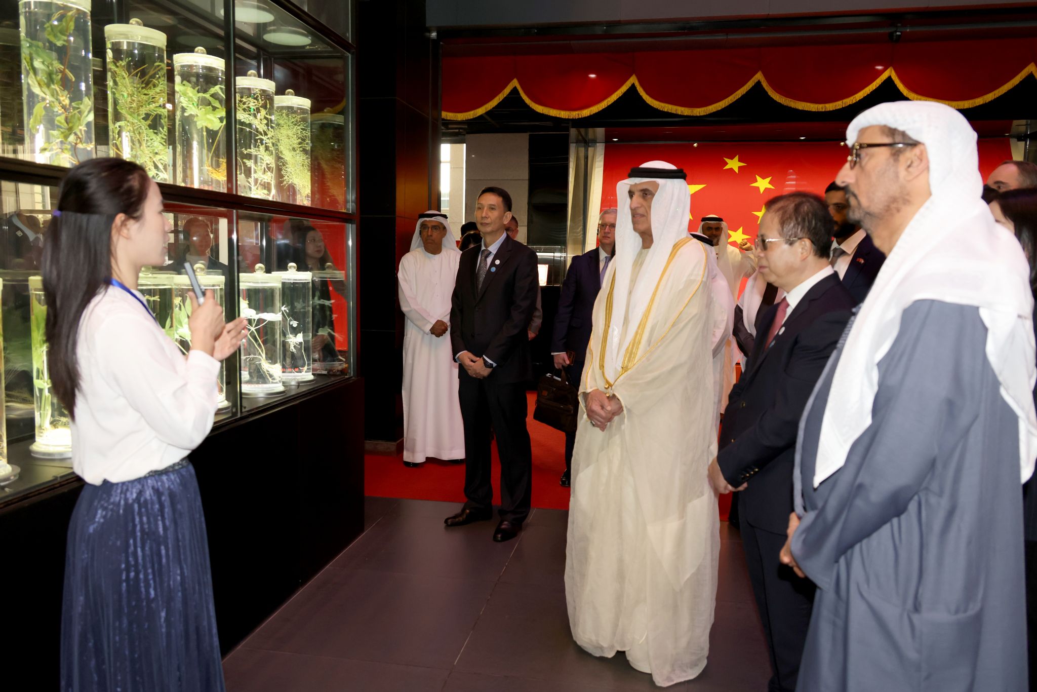 阿联酋联邦最高委员会成员、哈伊马角酋长访问taptap点点