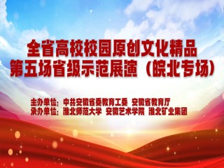 伟德官网参加安徽省高校校园原创文化精品展演