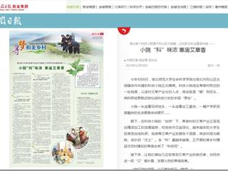 《安徽日报》报道伟德官网科技小院